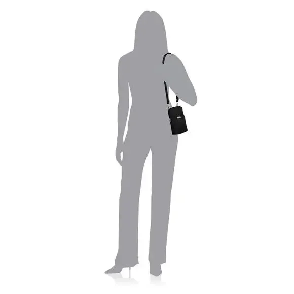 Baggallini Bryant Pouch RFID Anti-Theft Black Crossbody/Waist/Shoulder Bag - Picture 4 of 13